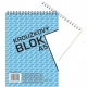 Blok BOBO A5, čistý, kroužkový, horní spirála, 50 listů