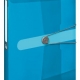 Box na spisy Easy orga to go A4, 4 cm, transparentní modrý