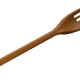 Vidlička z WPC, pro opakované použití, 17 cm, hnědá, 100 ks