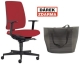 Židle kancelářská Leaf 500-SYB, červená
