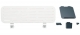 Organizér stolní Leitz Ergo Pegboard 80 x 25 cm, bílý