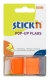 Záložky samolepicí Stick´n 45x25 mm, oranžové, 50 lístků