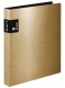 Pořadač dvoukroužkový Metallic A4, hřbet 4 cm, zlatý
