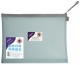 Obálka síťovaná Snopake Eva 36x27,5 cm se zipem, past. modrá