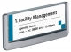 Tabulka informační Durable Click Sign 14,9 x 5,25 cm