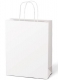Taška dárková MFP T 5 kraft 260x320x100 mm, bílá