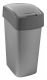 Koš odpadkový Flipbin, 50 l, šedý/černý