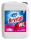 Prostředek čisticí Krystal na WC, růžový, 5 l