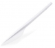 Nůž BIO plast, 17 cm, bílý, 100 ks